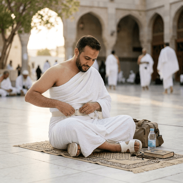 Preparation and intention for Ihram